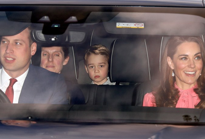 Kate and William arriving at Queen's annual lunch, 2018