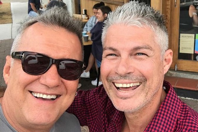 Justin Bull with Jimmy Barnes