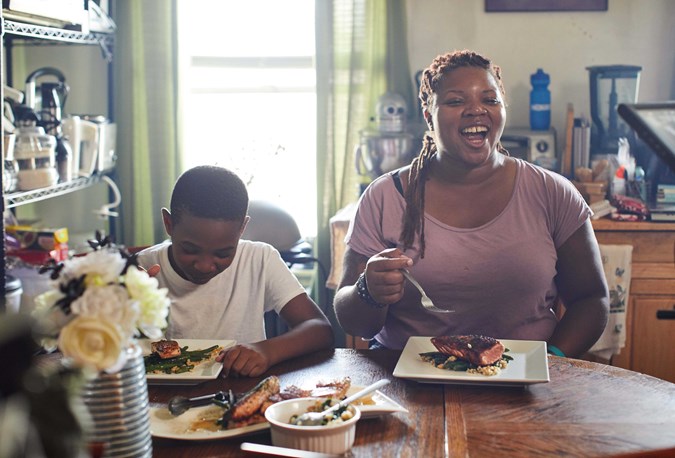 Latoya Shauntay Snell with her son, William