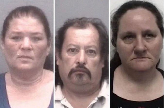 Tina Chavis, Vicencio Romero and Alice Leann Todd. Image: Thomasville Police Department