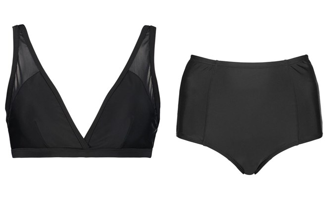 Mesh swim top $10 High Waist Shapewear Briefs $12 from Kmart