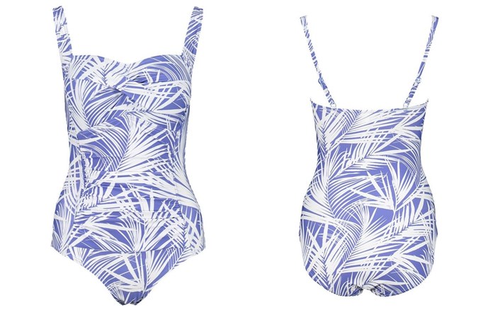 Cross Front One Piece Shapewear Swimsuit $22 from Kmart