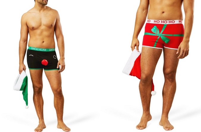 Christmas jocks and hat. Image: Big W