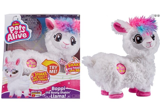 1. Pets Alive Boppi the Booty Shakin Llama RRP $39.99