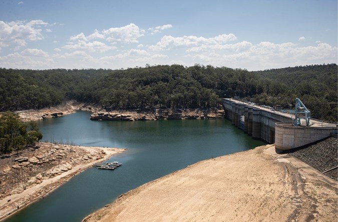 Warragamba Dam level is at less than 50%  full.