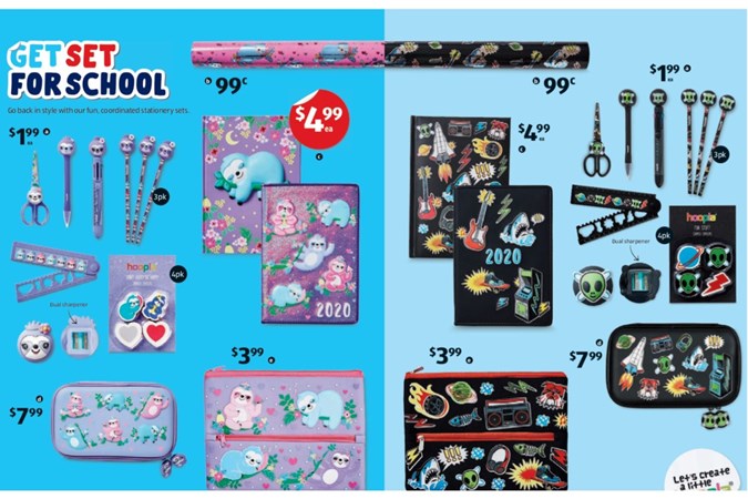 Loving the 2020 Back to School range! Image: Aldi.