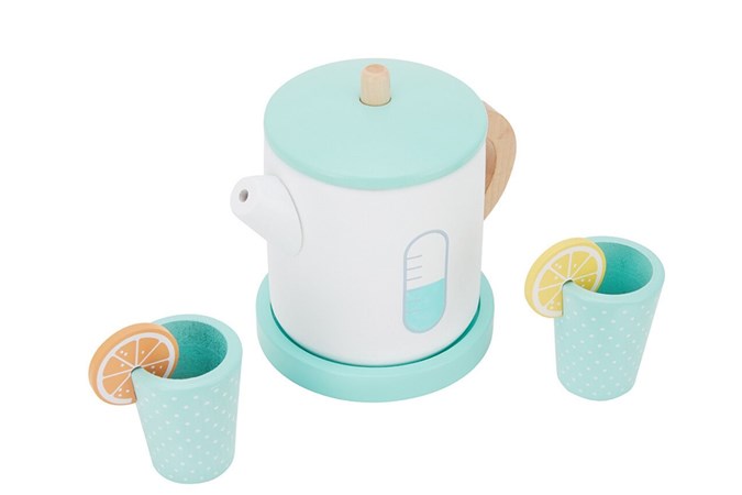 Wooden Kettle Set, $12. Image: Kmart