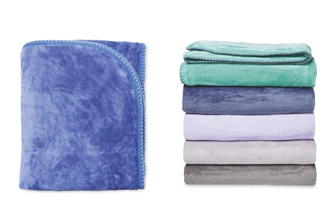 Plush throws. Image: Aldi