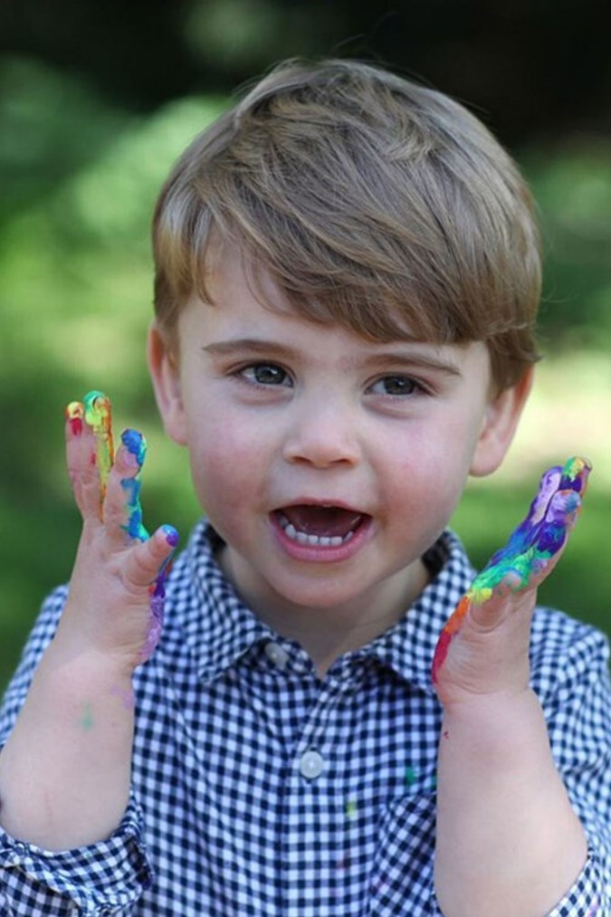 Taking to Instagram on Wednesday, the royal couple posted a carousel of images of the toddler playing arts and craft ahead of his second birthday on Thursday.