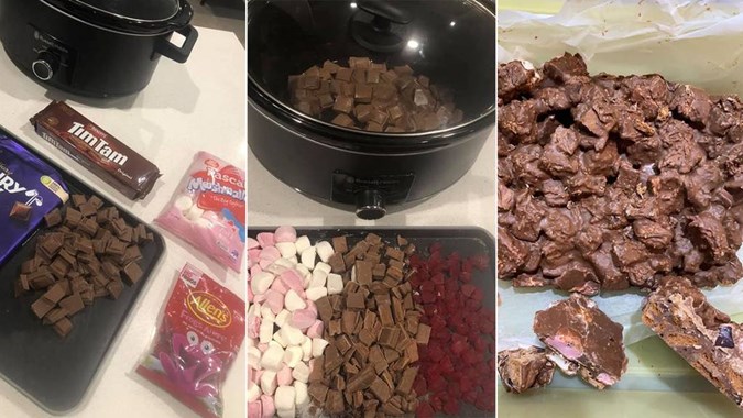 Donna Van Dyk's slow cooker rocky road recipe has gone viral!