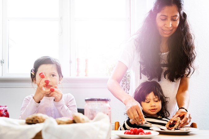 “It’s important for meals to include a healthy balance of food groups." (Image: Getty)