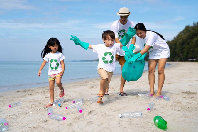 Why not make recycling a fun challenge? (Image: Getty)