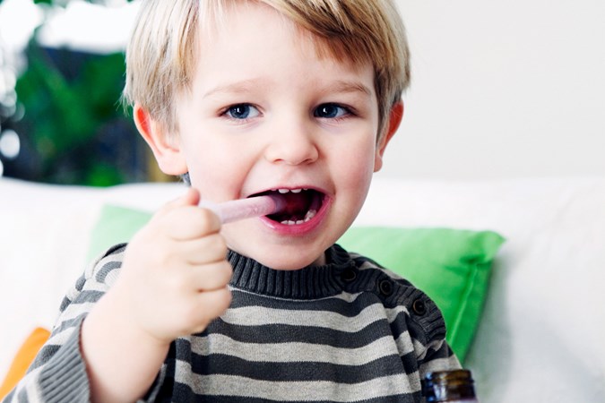 The team at Family HQ recommend sticking to 1 brand and 1 strength of children's paracetamol in your household (Image: Getty)