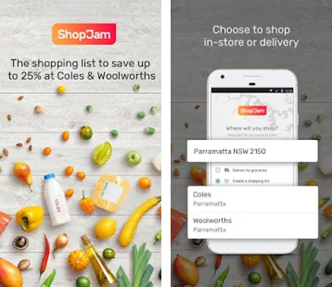 ShopJam app